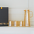 Luxury Gold & Amber Glass Jug Set with 6  Glasses