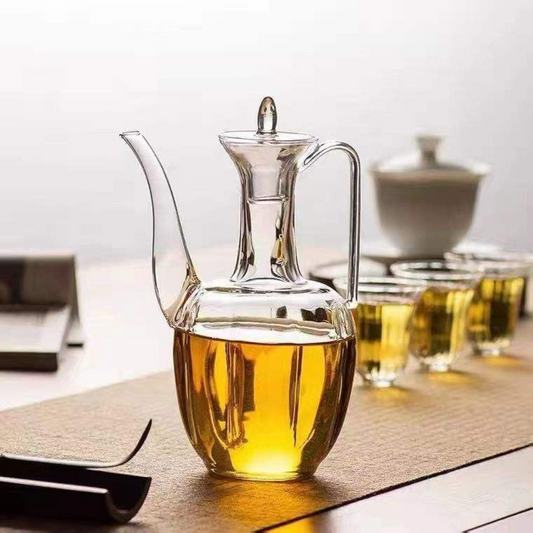 Arabic style borosilicate glass teapot with lid – 550 ml