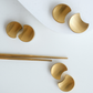 Set of 6 Chopstick Holder & Spoon Rest | Moon | Gold | Silver
