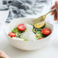 White Serving Bowl - Bear Design