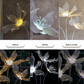 Elegant decorative floor lamp with sculpted lily petals.