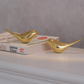 Elegant decorative bird sculptures