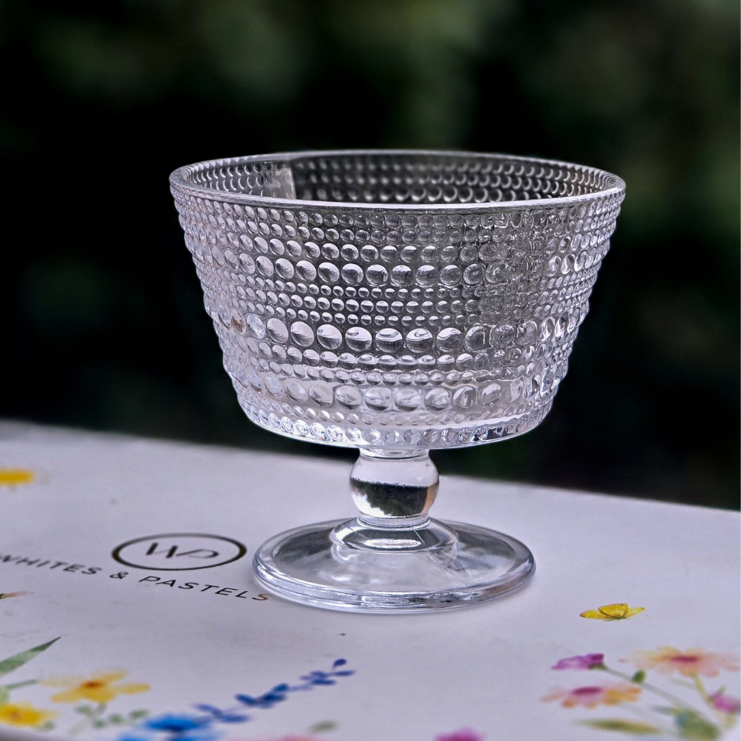Vintage Dessert Ice Cream Bowls Cups | Set of 6