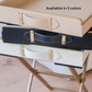 Butler Tray with Foldable Stand | Extra Large | Black | White | Beige
