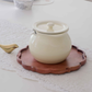 Elegant ceramic storage jar perfect for Dal, Soups, Gravy and dry snacks.