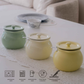 Premium ceramic ghee pot with lid for storing homemade ghee and butter.