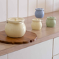 Premium ceramic ghee storage jar with smooth finish.