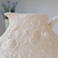 Premium embossed ceramic teapot by Whites & Pastels