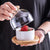 Luxury Ceramic Dessert Bowl with Glass Cloche & Wooden Tray – 3 Pc Set