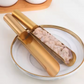 Meatball & Cheese Ball Shaping Spatula – Gold & Silver | Luxury U-Shaped Dough Dropper Tool