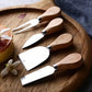 Premium cheese knives for charcuterie boards and Indian starters – silver color