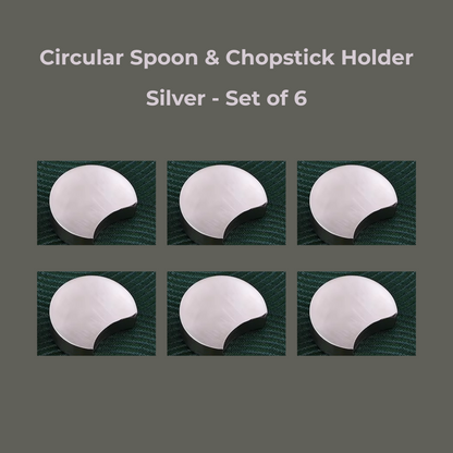 Chopstick Holders & Spoon Rest Set - Fine Dining Essentials (Set of 4, 6, 8)