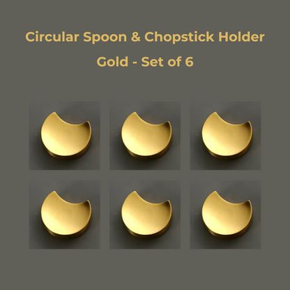 Chopstick Holders & Spoon Rest Set - Fine Dining Essentials (Set of 4, 6, 8)