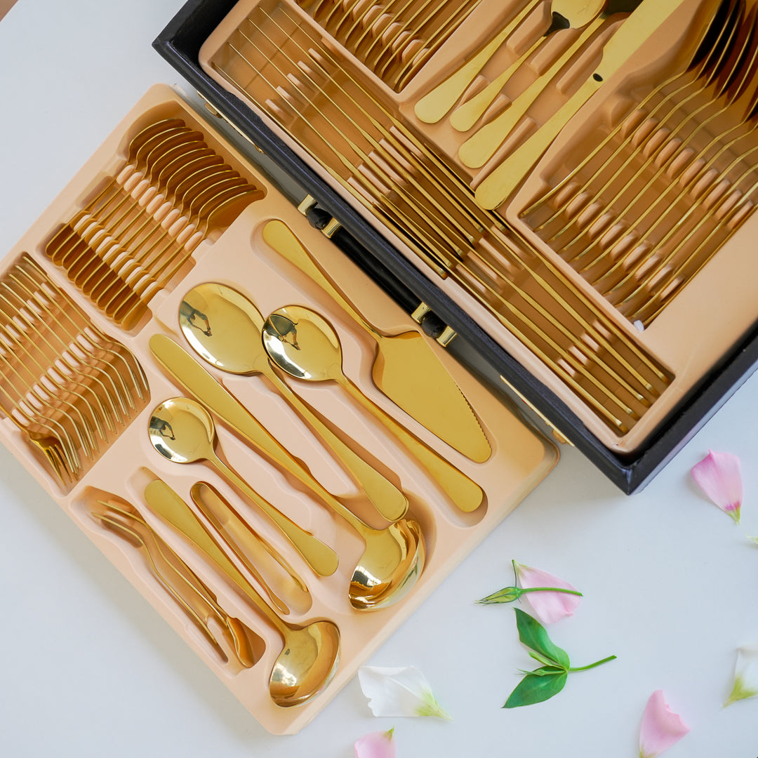 Stainless Steel Luxury Tableware Set