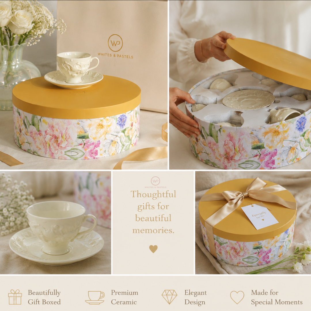 Elegant tea set for wedding gifts,