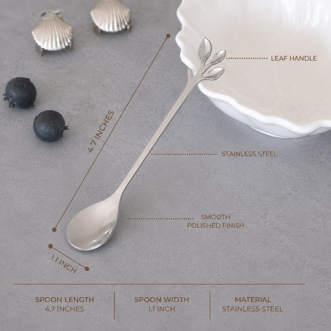 stainless steel dessert spoons