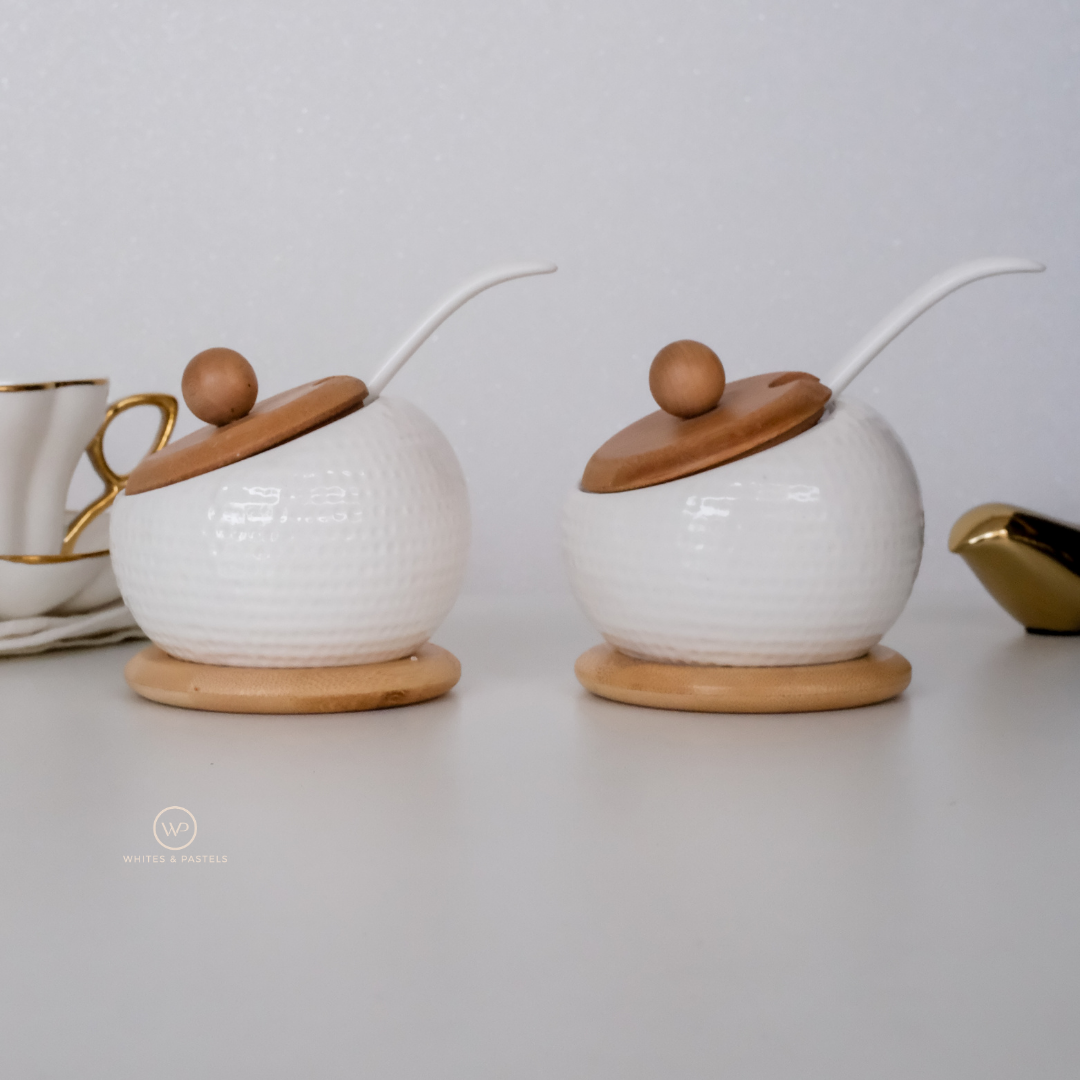 Premium tabletop condiment jar for modern homes