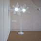 Decorative LED floor lamp with  lily flower design.
