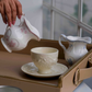 Luxury white tableware creamer jug for tea time setup India
