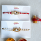 Crystal_Pearl_Rakhi_SetPremium teardrop crystal Rakhi and pearl Lumba set for brother and sister-in-law
