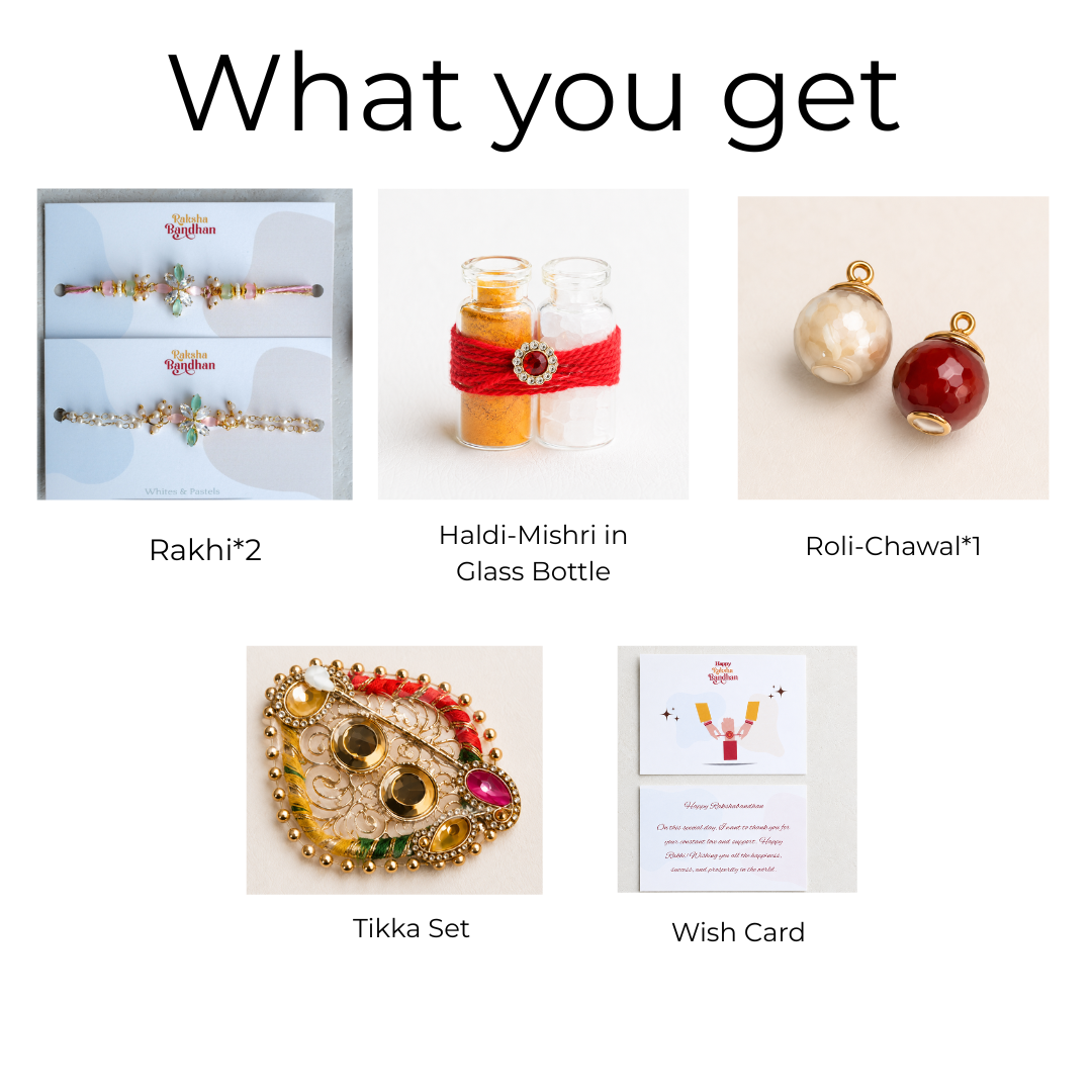 Raksha Bandhan set with Pooja Accesories