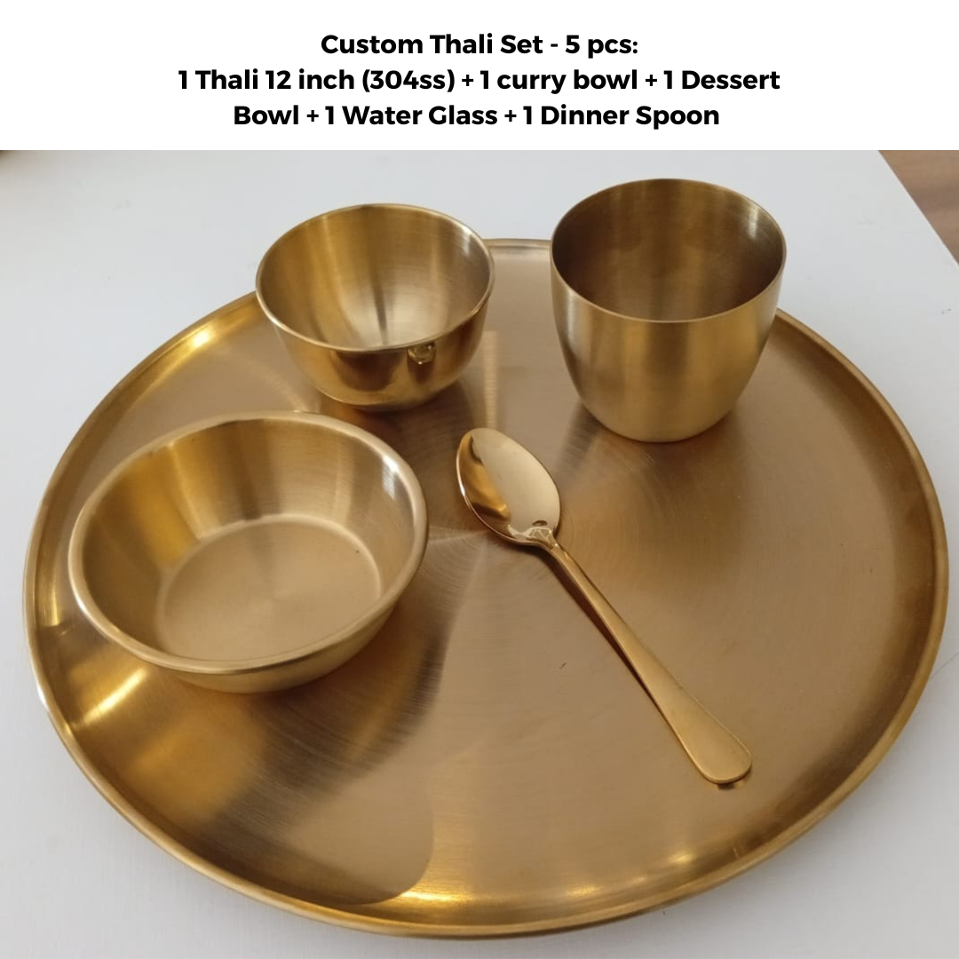Custom Thali Set - 5 pcs