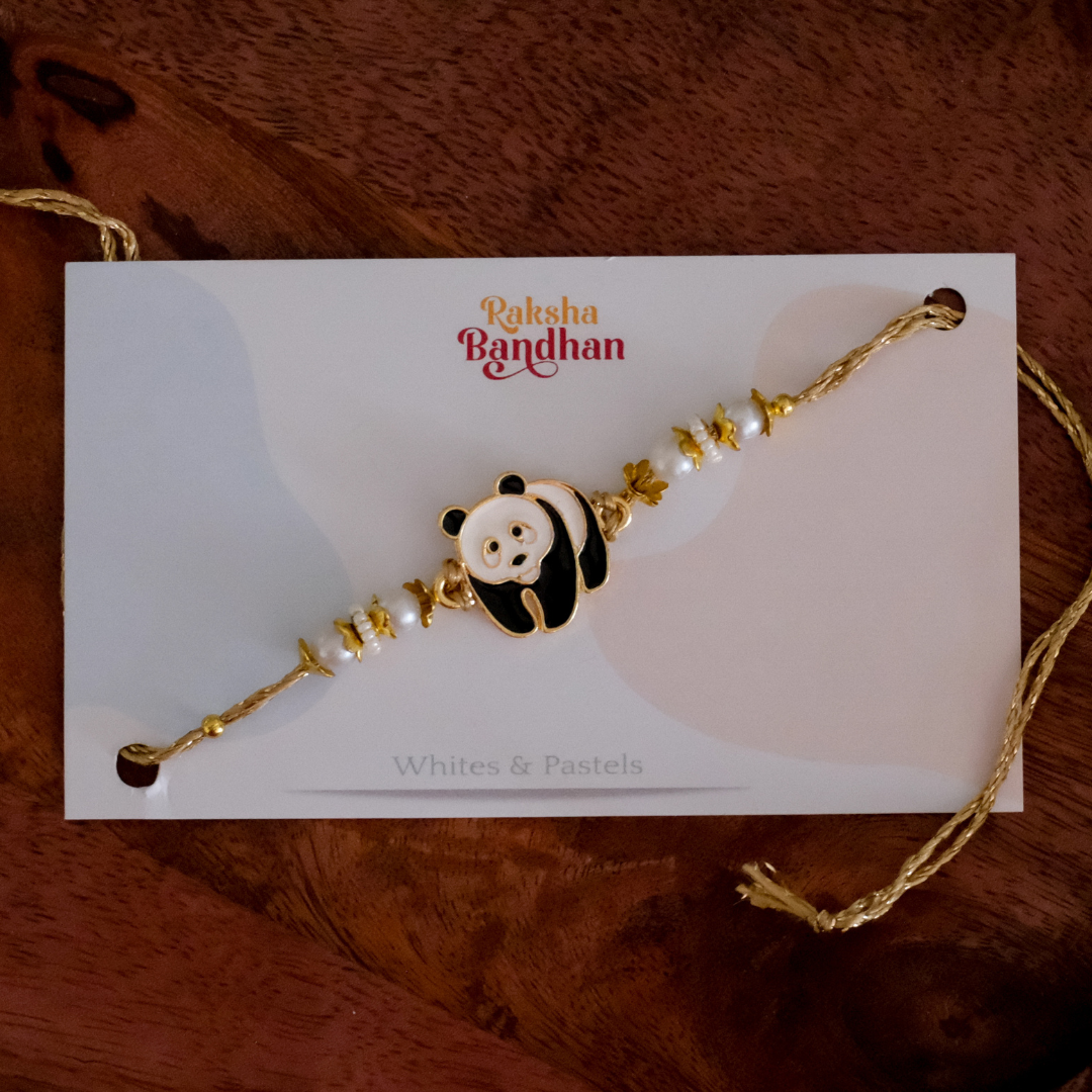Panda Design Rakhi for Kids