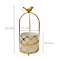 Cutlery Stand - White & Gold