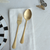 Spoon & Fork Set | Matte Gold | Cutlery Set of 12 pieces