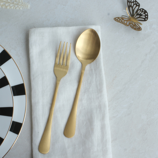 Luxury matte finish cutlery set for gifting