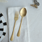Luxury matte finish cutlery set for gifting