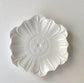 French Embossed Snack Plate - 6 inch Lotus shape