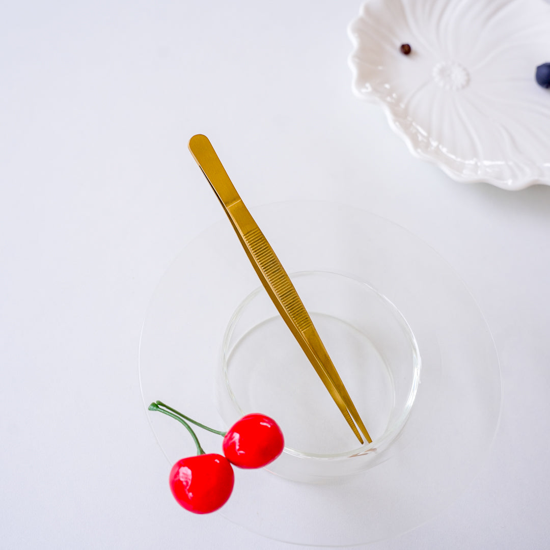 Culinary Precision Tweezers for Plating | Stainless Steel Chef Tweezers (16.5 cm)