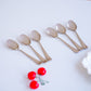 Elegant Silver Finish Stainless Steel Spoons for Dining and Hosting