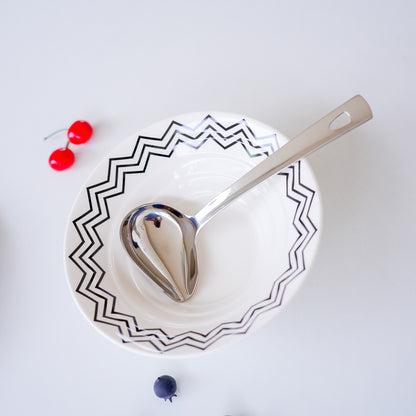 Luxury Gold Soup Ladle with Spout | Serving Spoon | 304 Stainless Steel