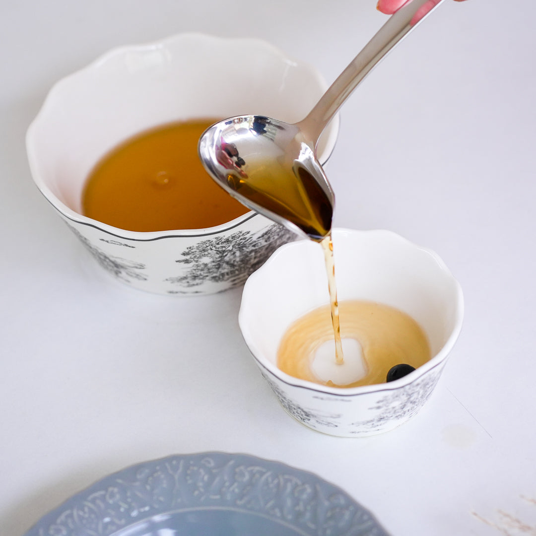 Luxury Gold Soup Ladle with Spout | Serving Spoon | 304 Stainless Steel