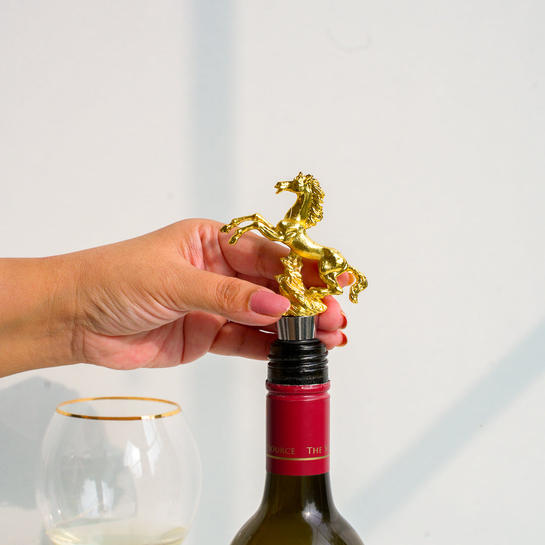 Wine Bottle Stopper - Horse