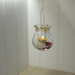 Hanging Tealight Candle Holder Lantern with Glass Vase