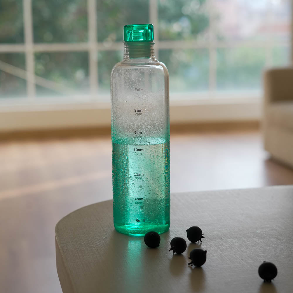 Borosilicate Glass Water Bottle (500ml) – 4 color options