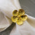 Gold Flower Napkin Rings – High-End Metal Finish, Perfect for Elegant Dining (Set of 4/6/8)