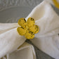 Gold Flower Napkin Rings – High-End Metal Finish, Perfect for Elegant Dining (Set of 4/6/8)
