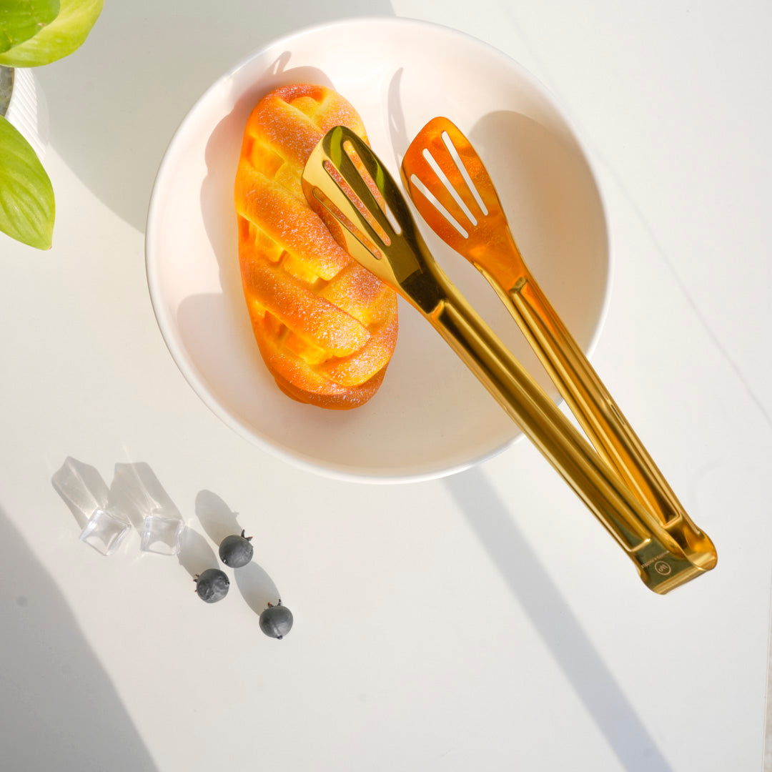 Classic Multipurpose Tong | 4 sizes | Gold & Silver | Stainless Steel