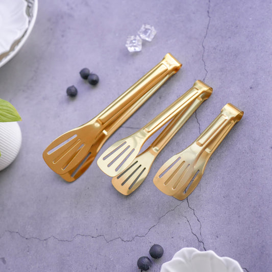Classic Multipurpose Tong | 4 sizes | Gold & Silver | Stainless Steel
