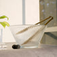 Glass Serving Bowl |  Fluted design