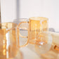 Cup with Gold Lustre | Borosilicate Glass – 300 ml | Amber
