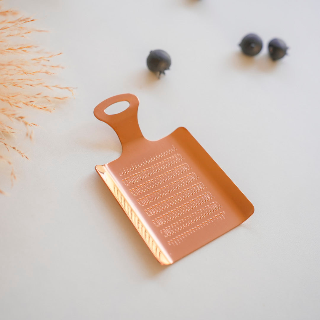 Mini Grater for Ginger, Garlic & Lemon Zest |  Stainless Steel | Gold | Silver | Rose Gold