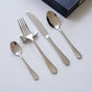 Cutlery Set - 304 Stainless Steel - Set of 24 - Silver