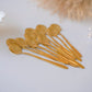 Sunflower Gold PVD Dessert & Tea Spoons (Set of 6 & 12)