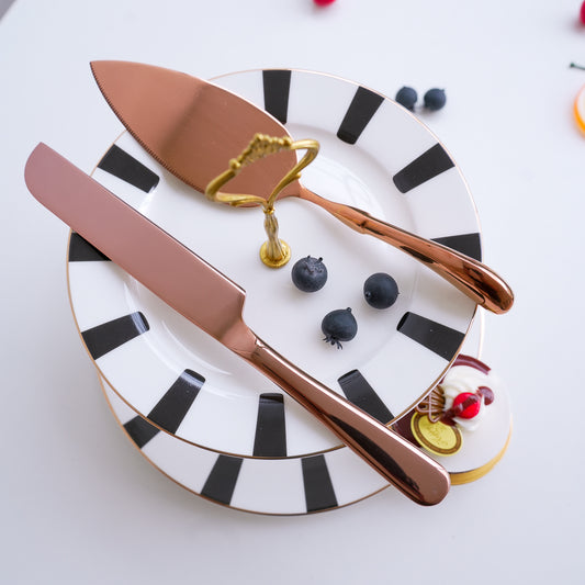 Cake Shovel and Knife Set - Gold, Silver & Rose Gold option