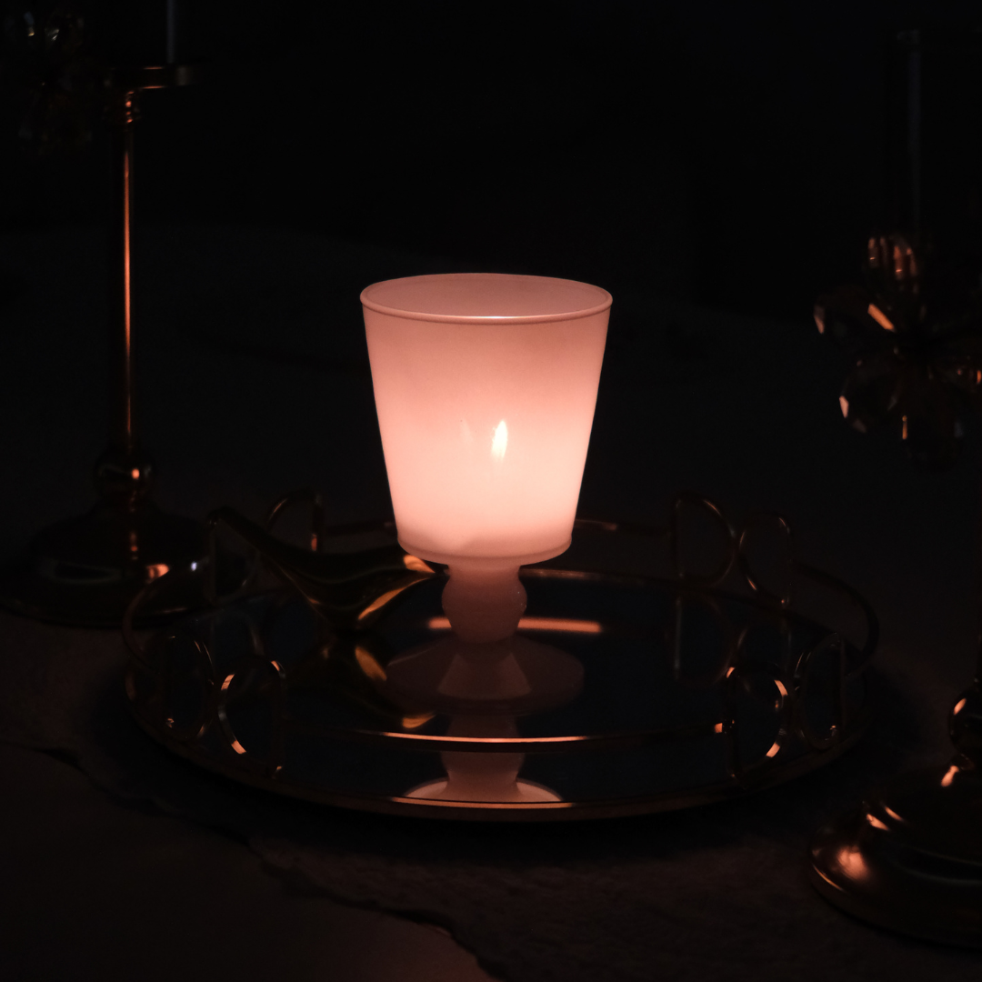 pink-and-white-candle-holders-for-dining-table-styling